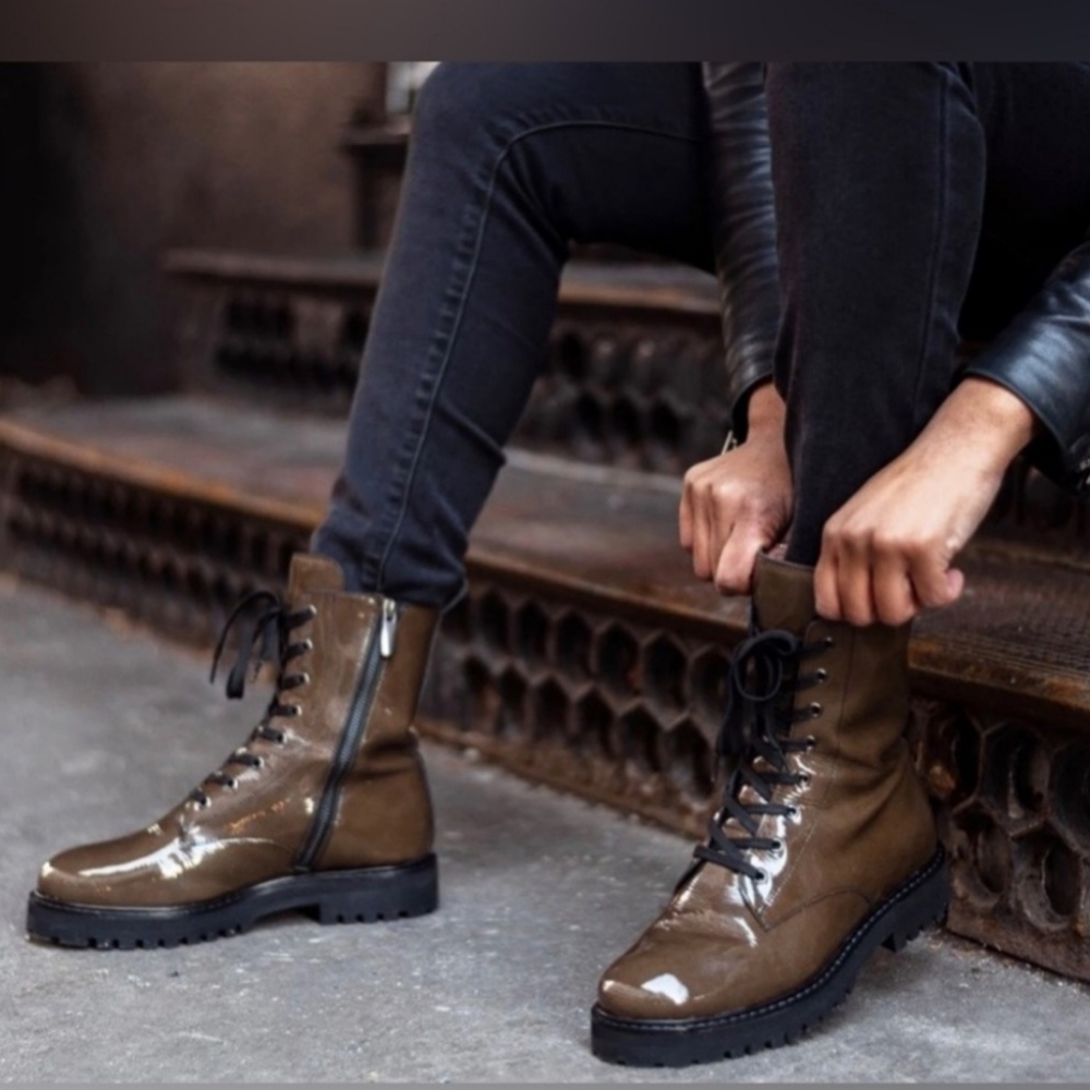 Thursday Boot Company Brown Combat Boots - Picture 2 of 13